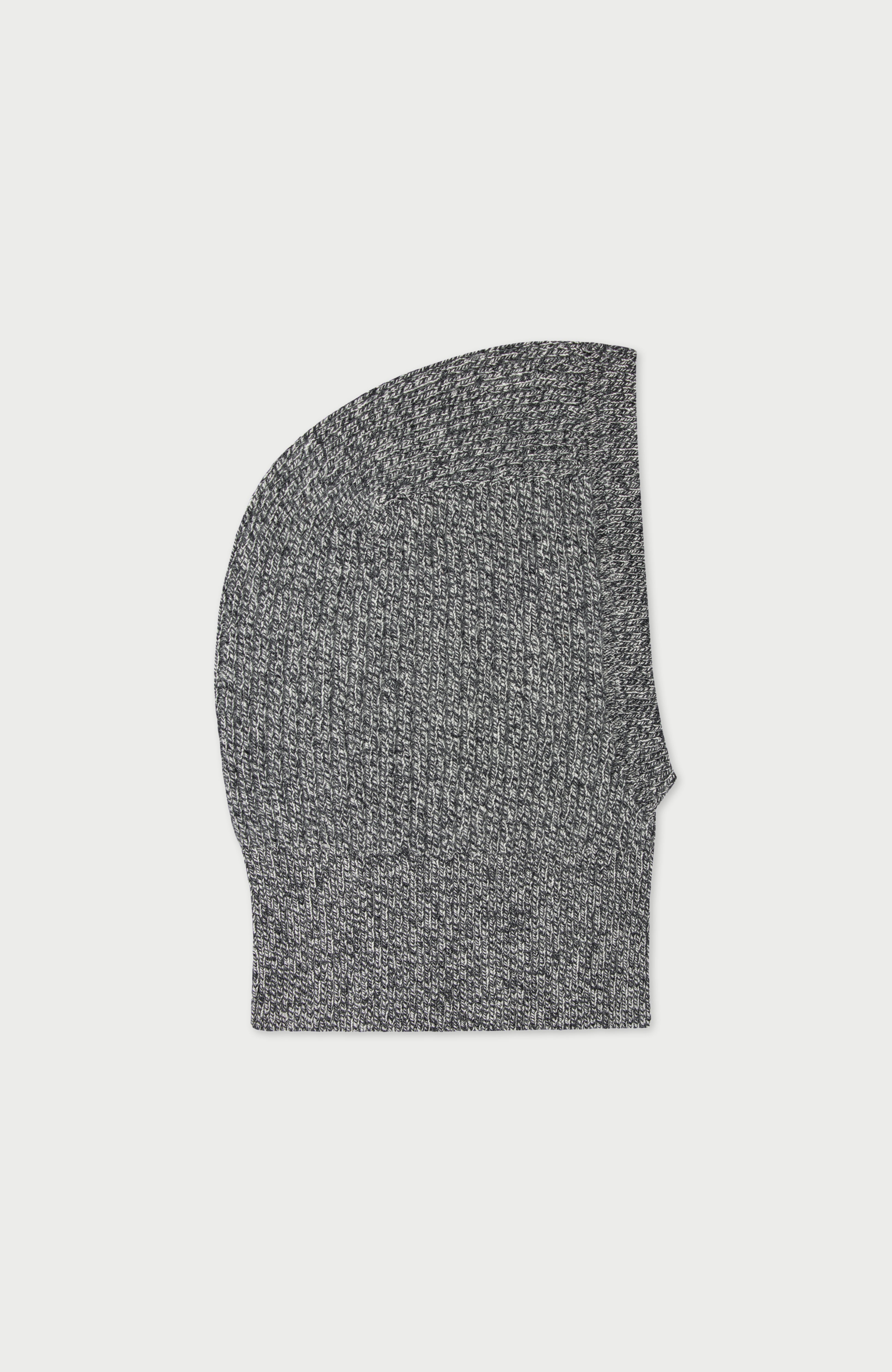 Merino Cashmere Ribbed Open Face Balaclava
