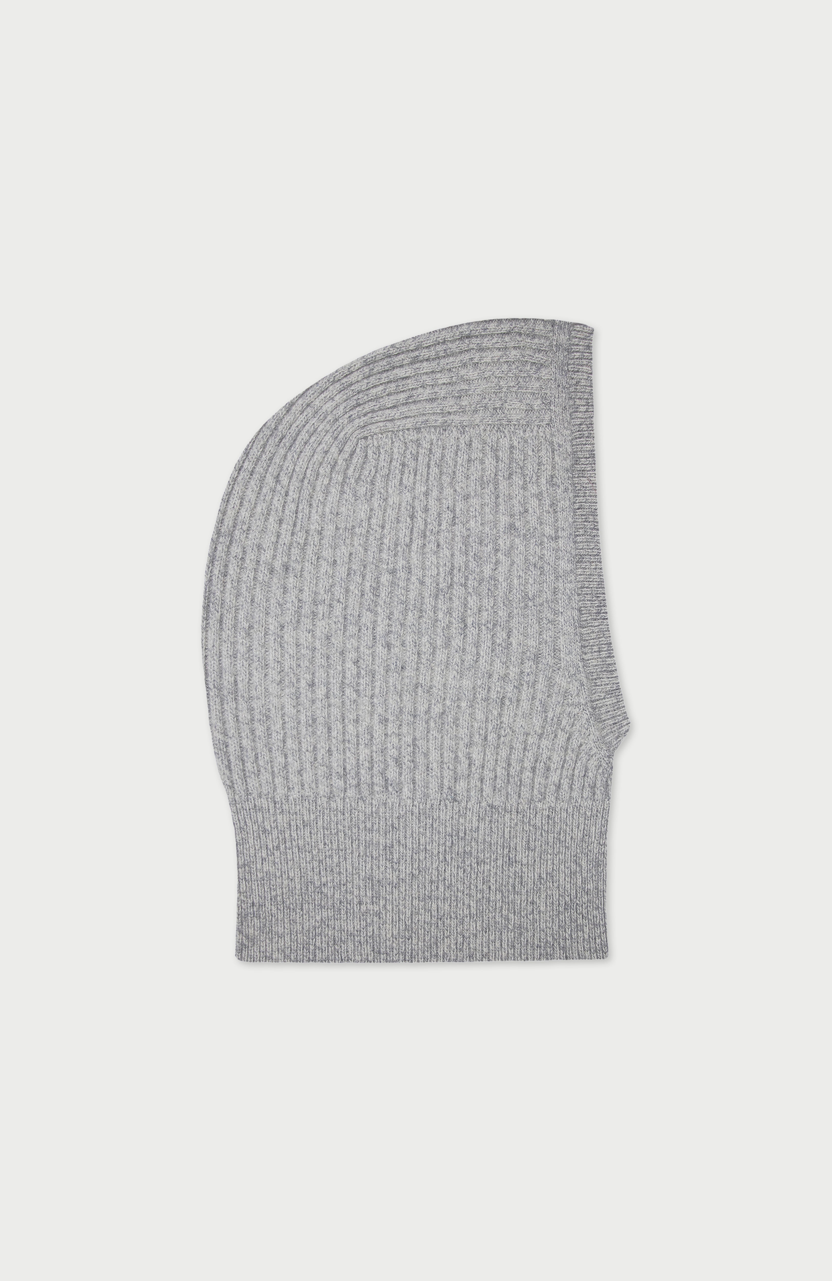 Merino Cashmere Ribbed Open Face Balaclava
