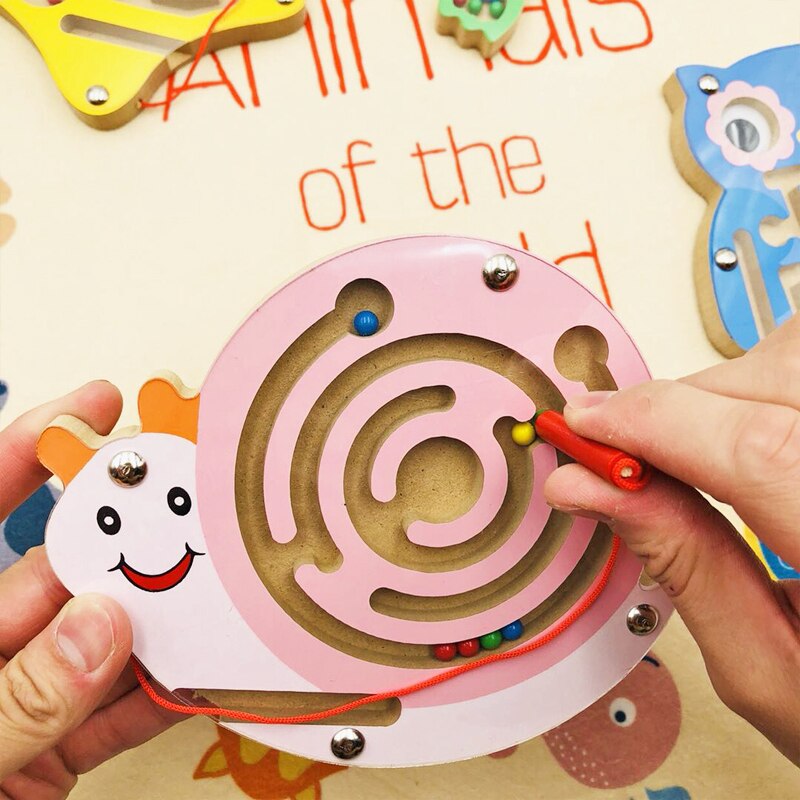 Montessori Wood Labyrinth (From 6 to 24 Months Old)