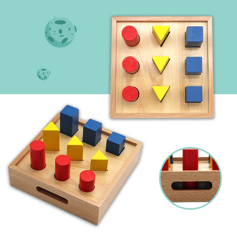 Montessori Toddler Sensorial Shelf Work Materials
