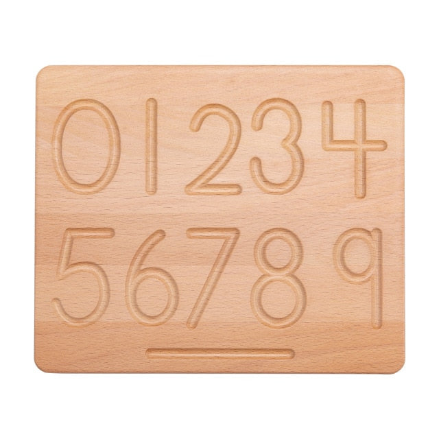 Montessori Letters and Numbers Tracing Boards