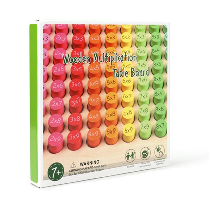 Montessori Mathematics 9x9 Multiplication Wood Table Toy