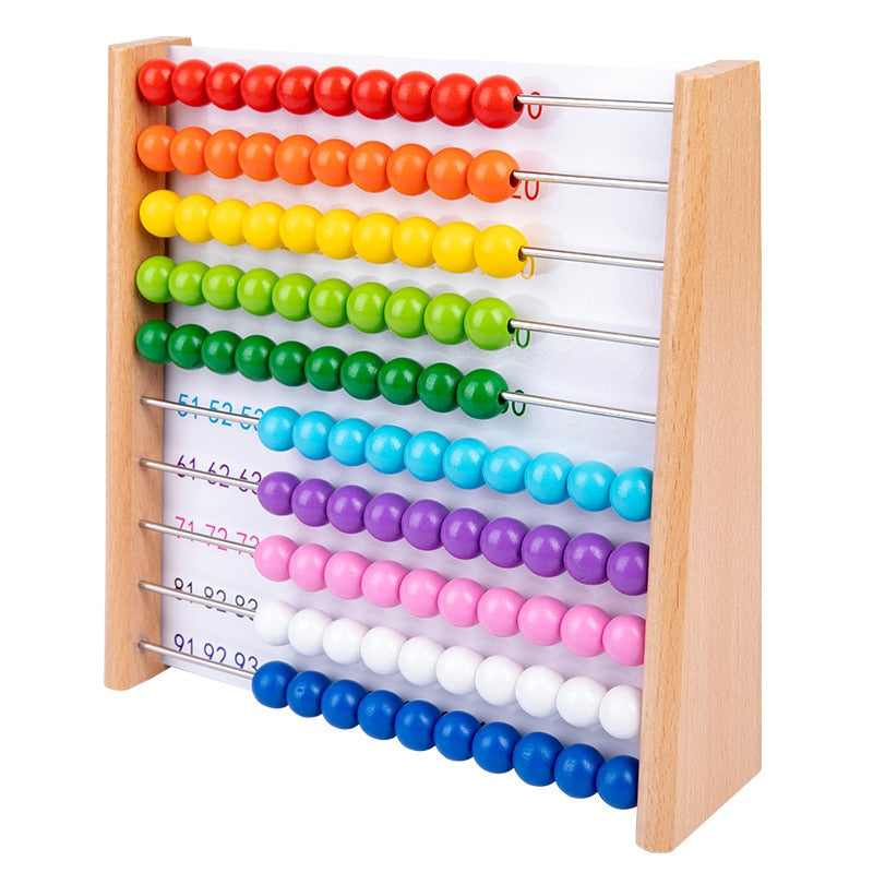 Montessori Children Abacus – Learning Stand Wooden Toy