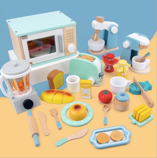 Montessori Fantastic Wooden Kitchen Toys (For 3 Years Old and Up)