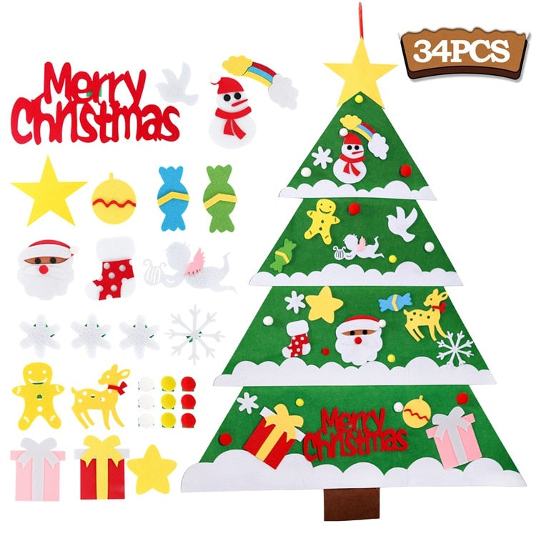 Montessori Felt Christmas Tree