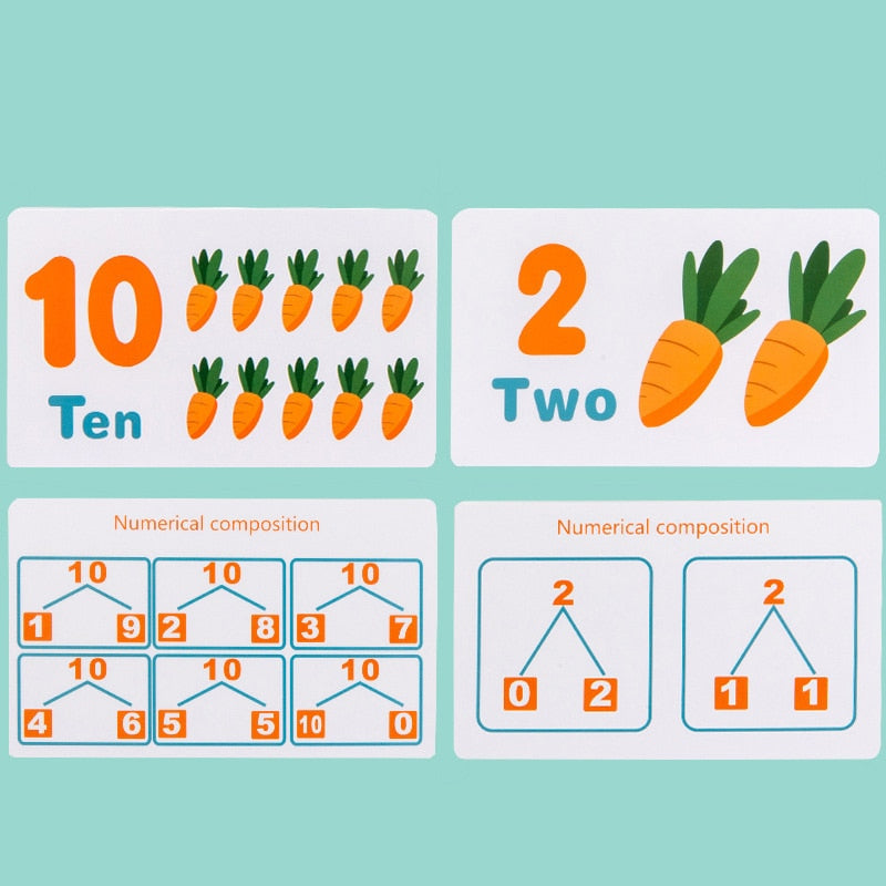STEM Rabbit Counting and Matching Game