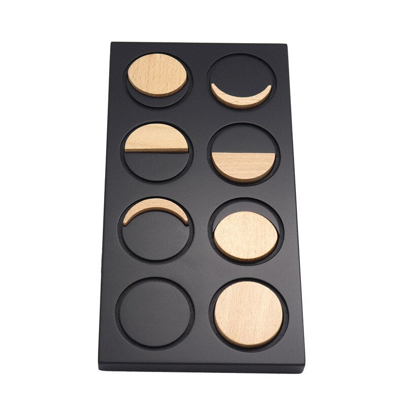 8 Moon Phases Wooden Puzzle