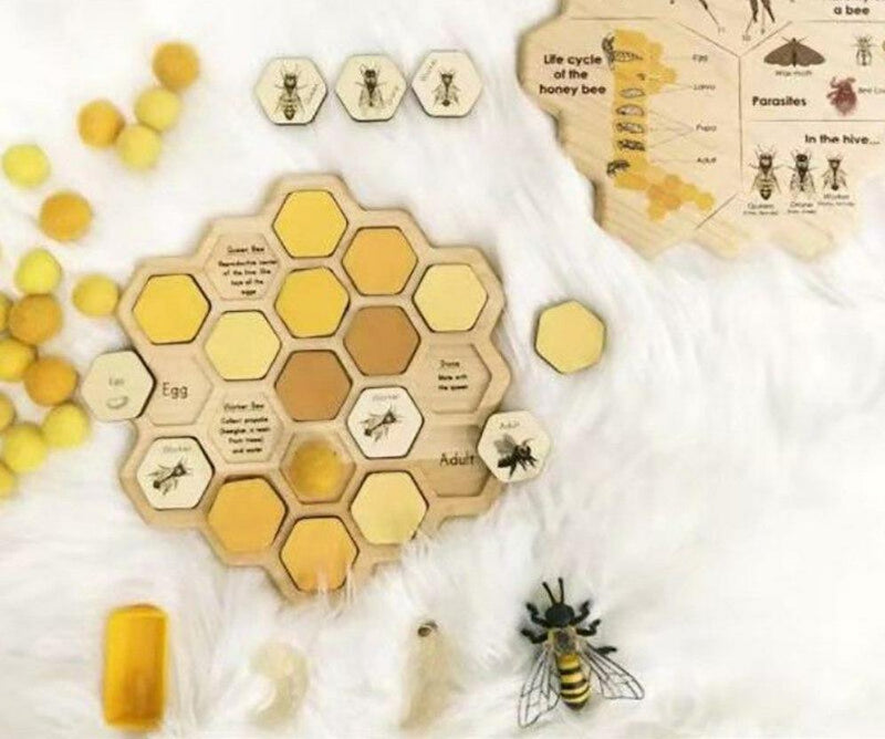Wooden Bee Puzzle