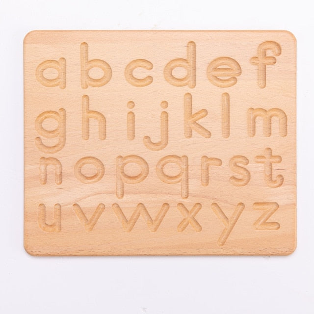 Montessori Letters and Numbers Tracing Boards
