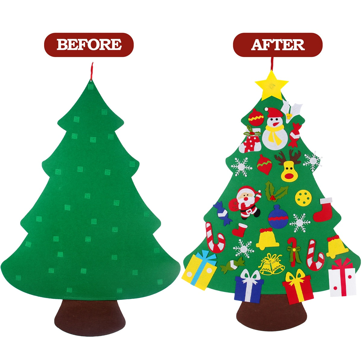 Montessori Felt Christmas Tree