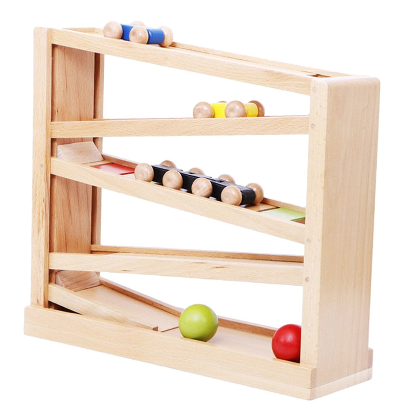 Wooden Car Ramp Racer Race
