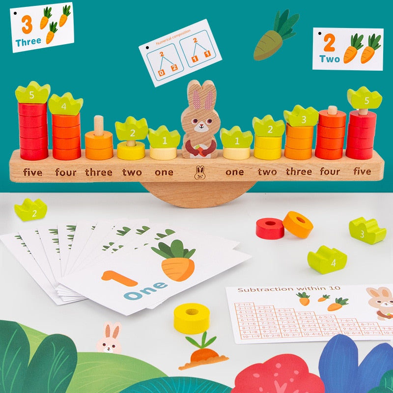 STEM Rabbit Counting and Matching Game