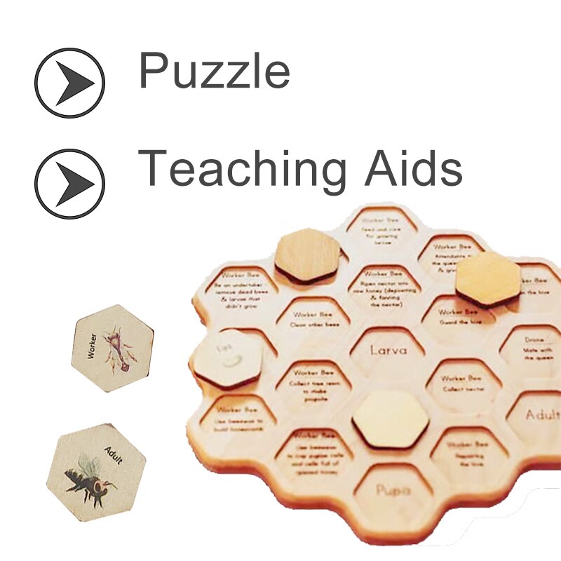 Wooden Bee Puzzle
