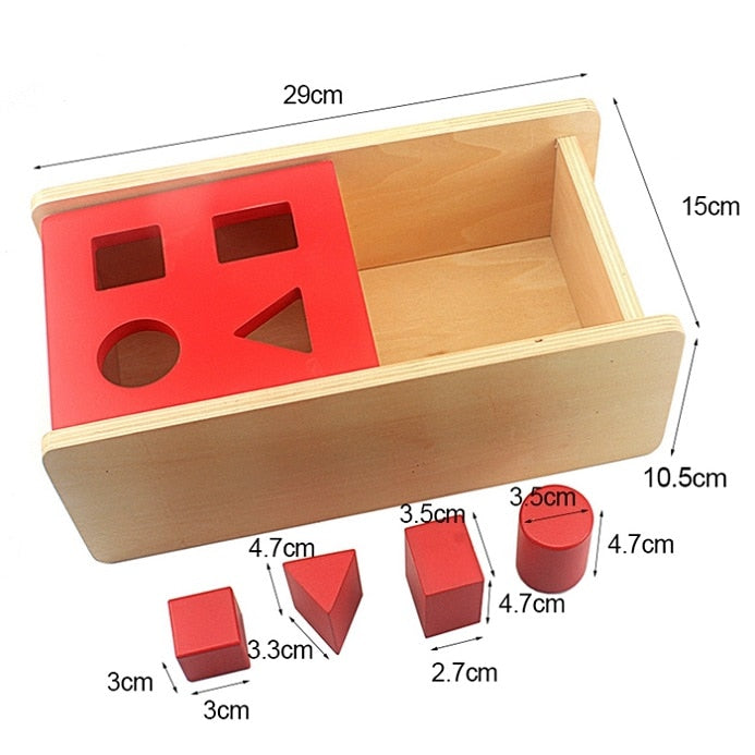 Montessori Imbucare Boxes and Toddler Sensorial Shelf Work