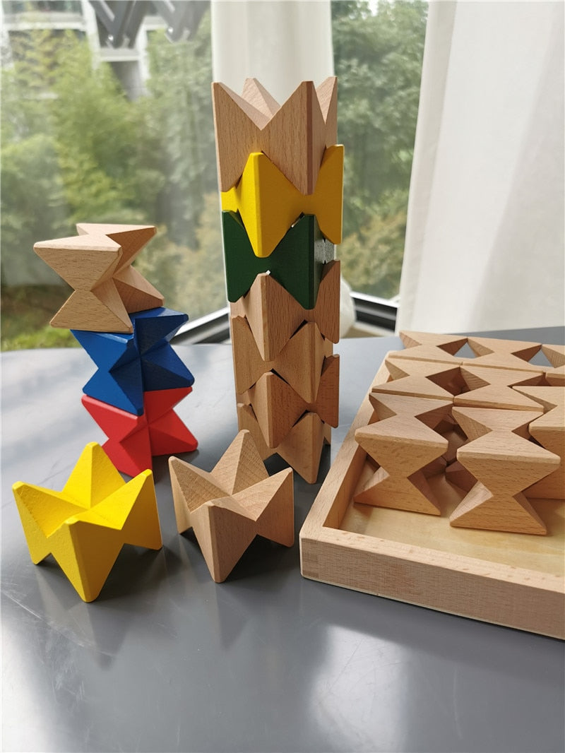 Waldorf Wooden Block Sets, Houses and Blocks