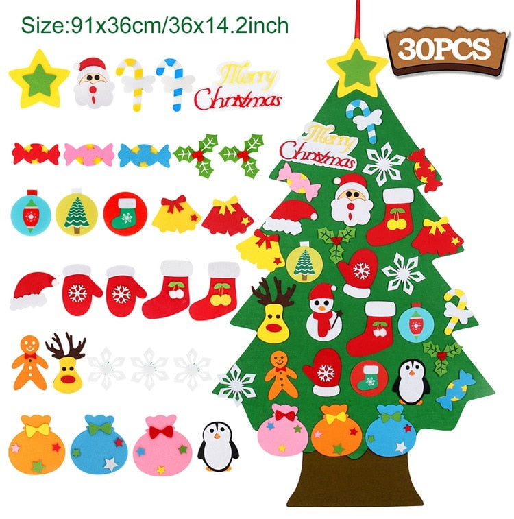 Montessori Felt Christmas Tree
