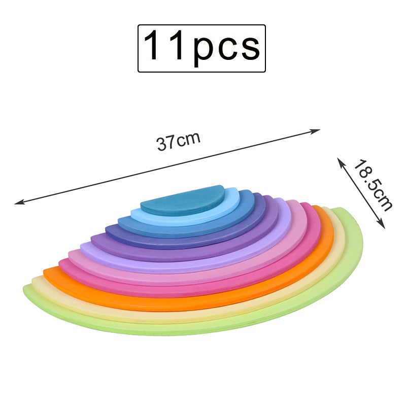 Large Rainbow Puzzles and Stackers with Storage Box