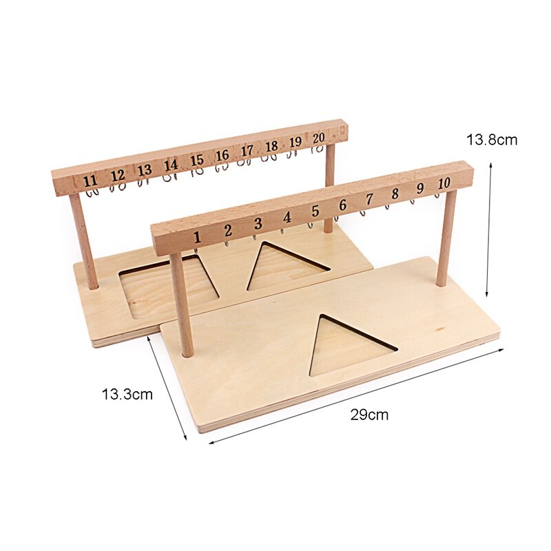 Montessori Math Number Beads Hanger
