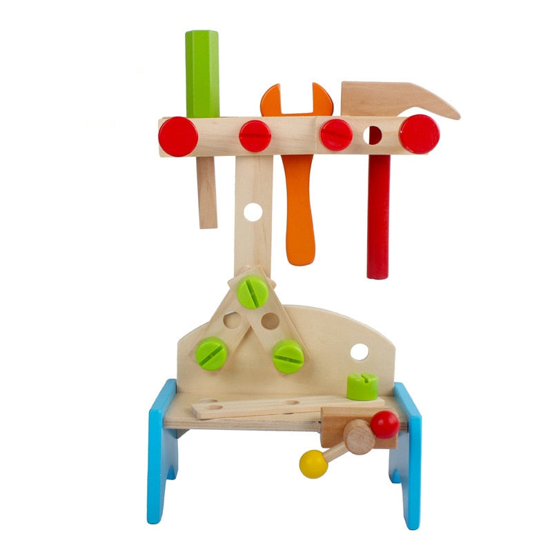 Montessori Wooden Toolbox Pretend Play Set