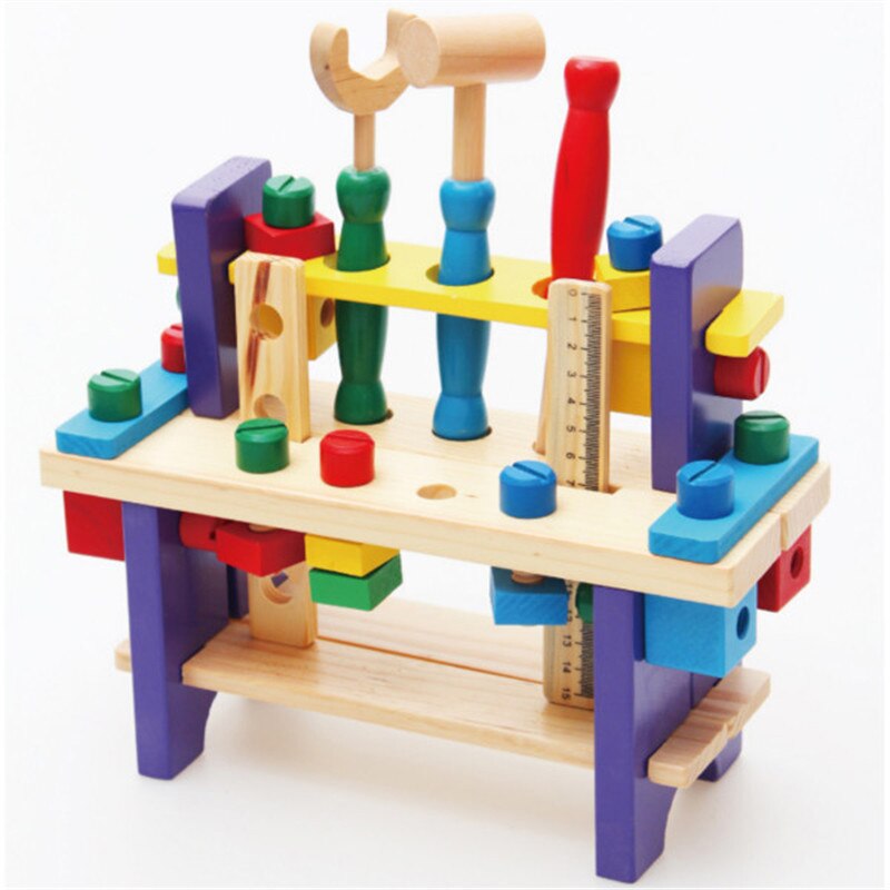 Montessori Wooden Toolbox Pretend Play Set