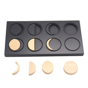 8 Moon Phases Wooden Puzzle