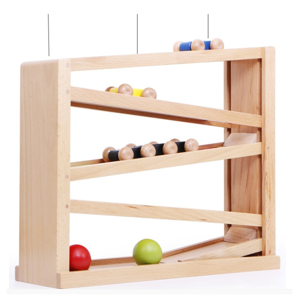 Wooden Car Ramp Racer Race