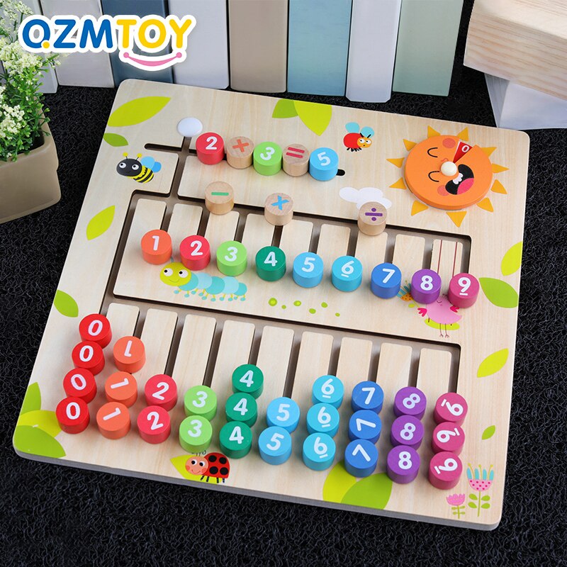 Montessori Preschool Wooden Math Toy