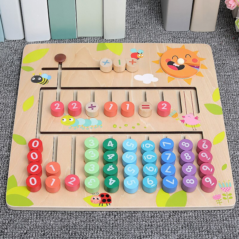 Montessori Preschool Wooden Math Toy