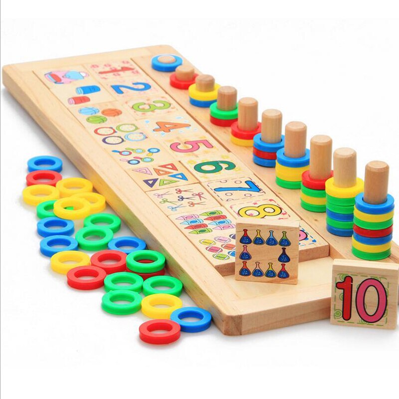 Montessori Educational Board to Learn Numbers