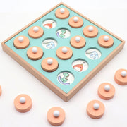 Montessori Memory Match Wood Game