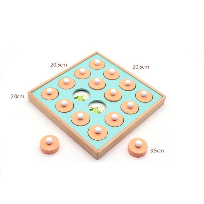 Montessori Memory Match Wood Game