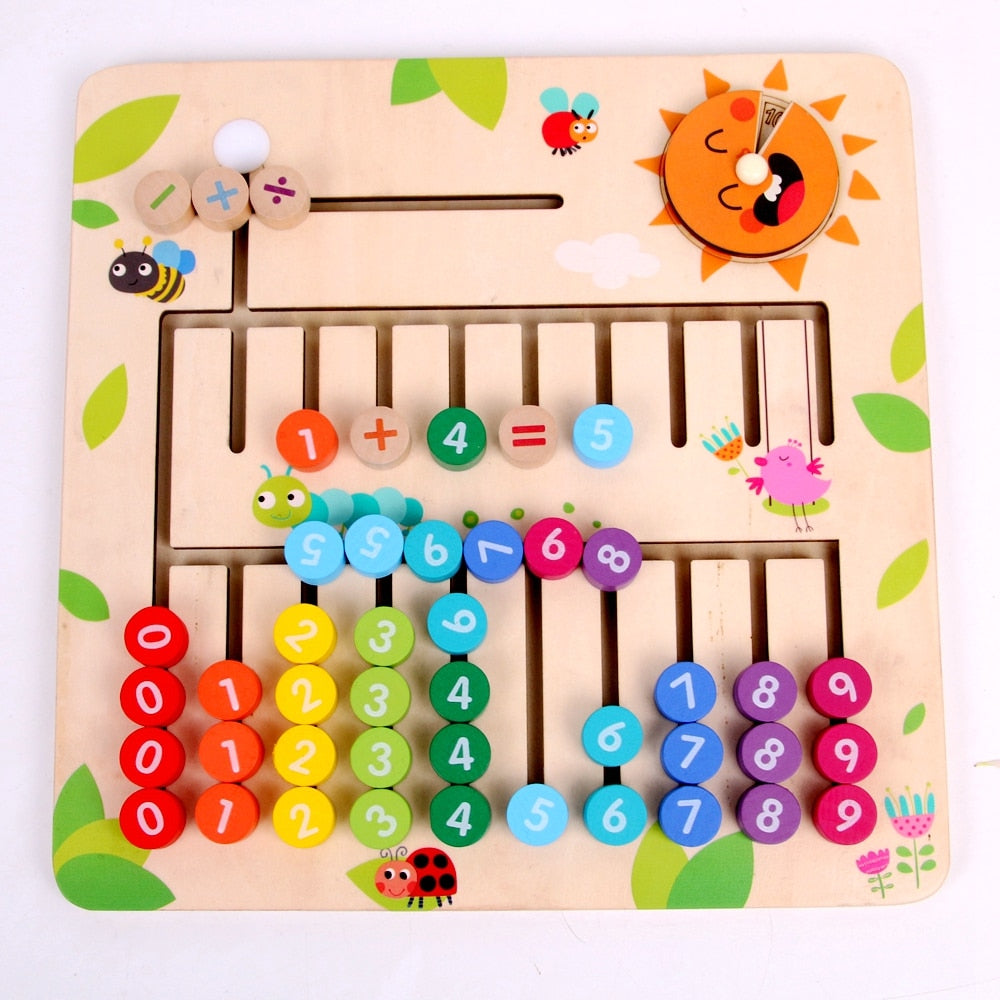 Montessori Preschool Wooden Math Toy