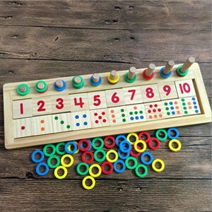 Montessori Educational Board to Learn Numbers
