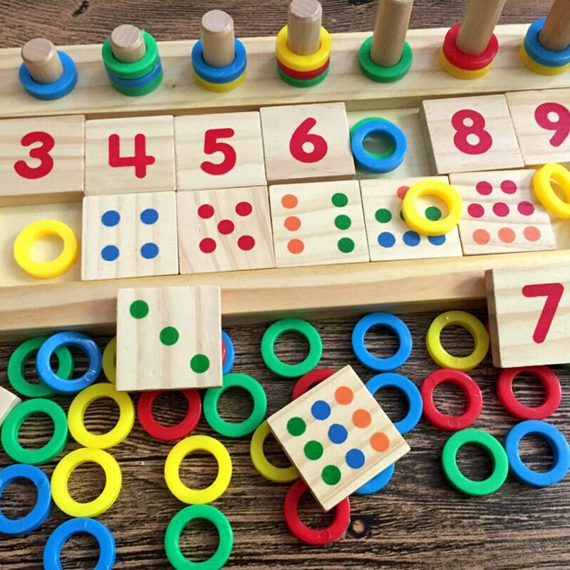 Montessori Educational Board to Learn Numbers
