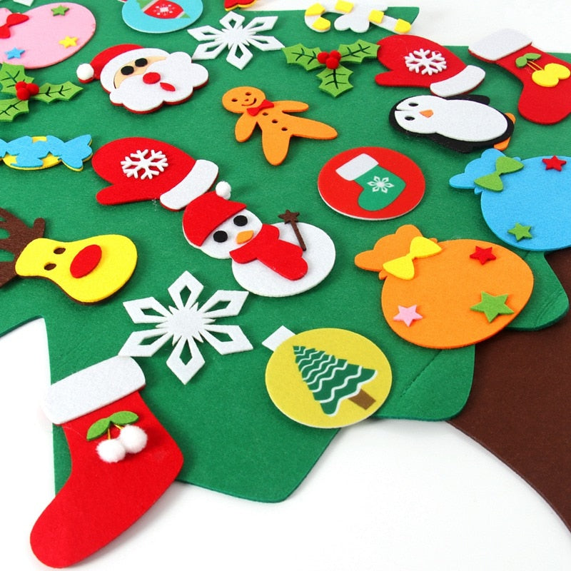 Montessori Felt Christmas Tree