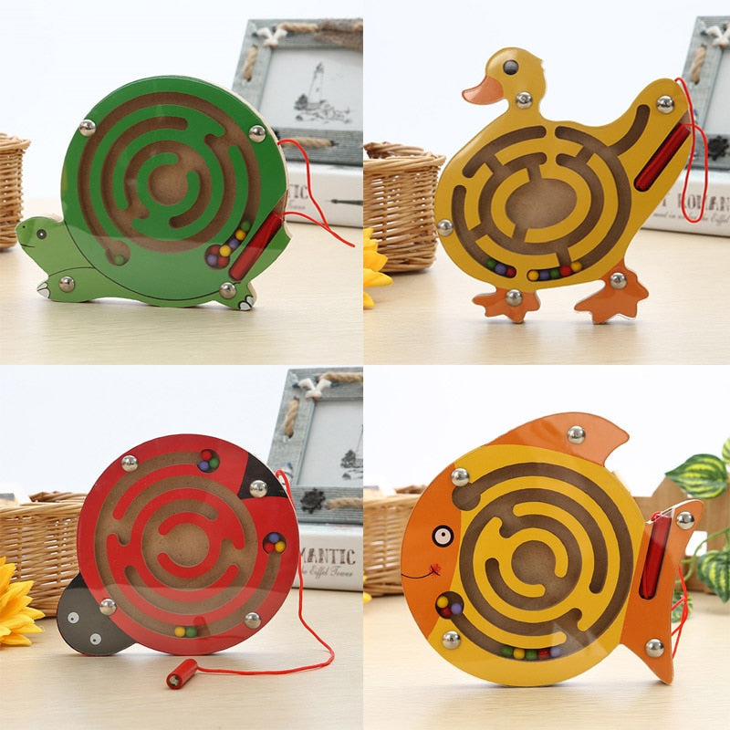 Montessori Wood Labyrinth (From 6 to 24 Months Old)