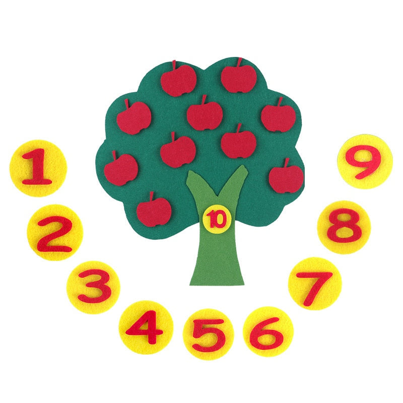 Montessori Learn to Count Toy for Kids +2 Years Old