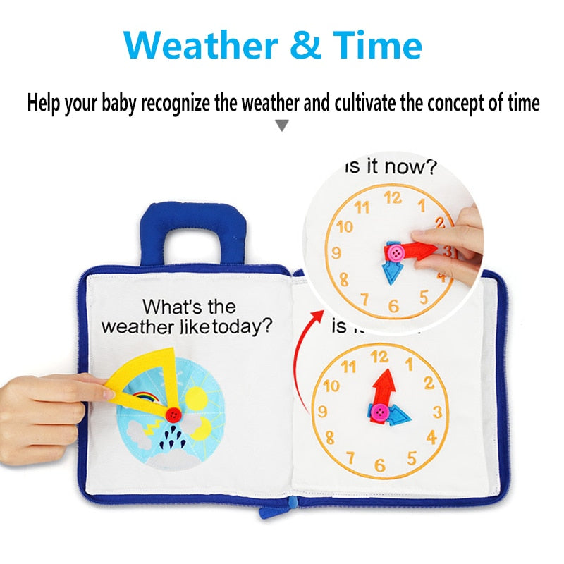 Montessori Cloth Educational Book