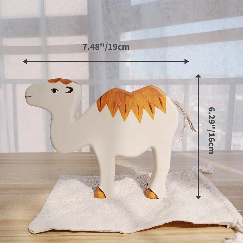 Wooden Handcrafted Large Animals Toys