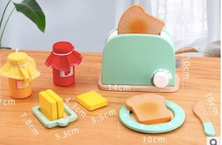 Montessori Fantastic Wooden Kitchen Toys (For 3 Years Old and Up)