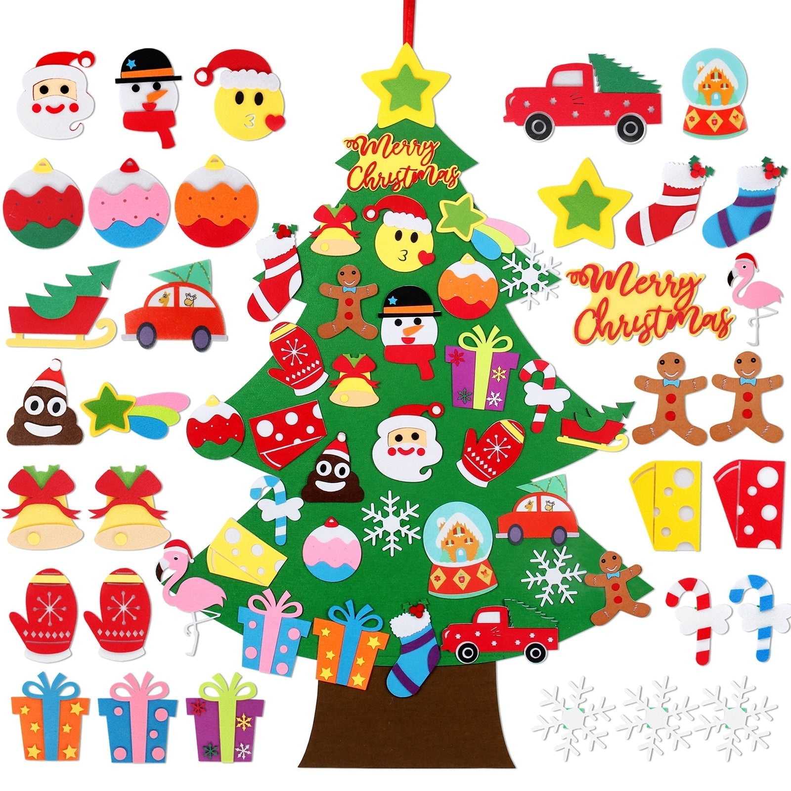Montessori Felt Christmas Tree