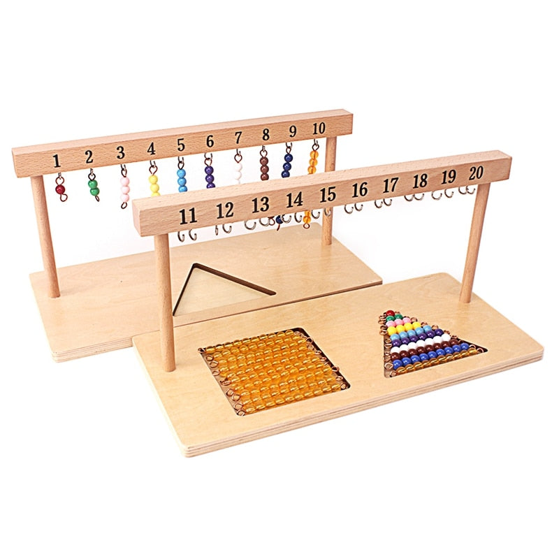 Montessori Math Number Beads Hanger