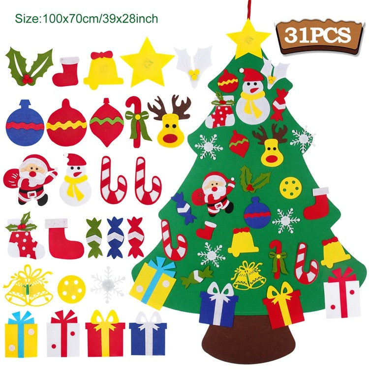 Montessori Felt Christmas Tree