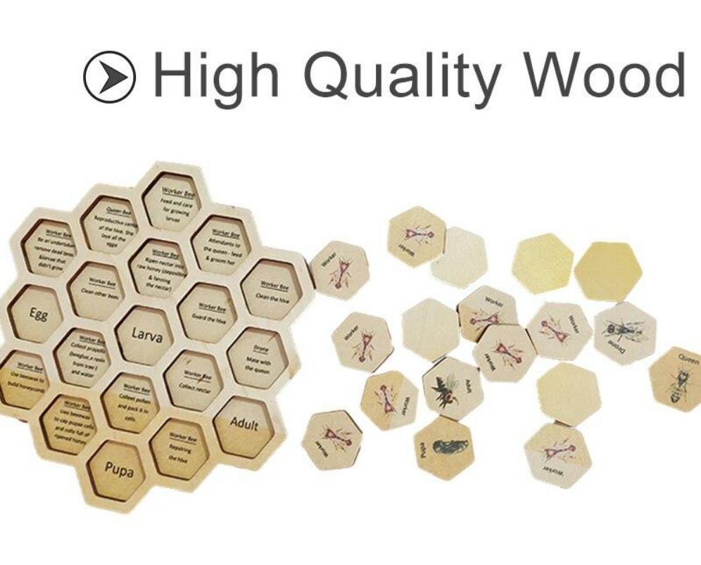Wooden Bee Puzzle