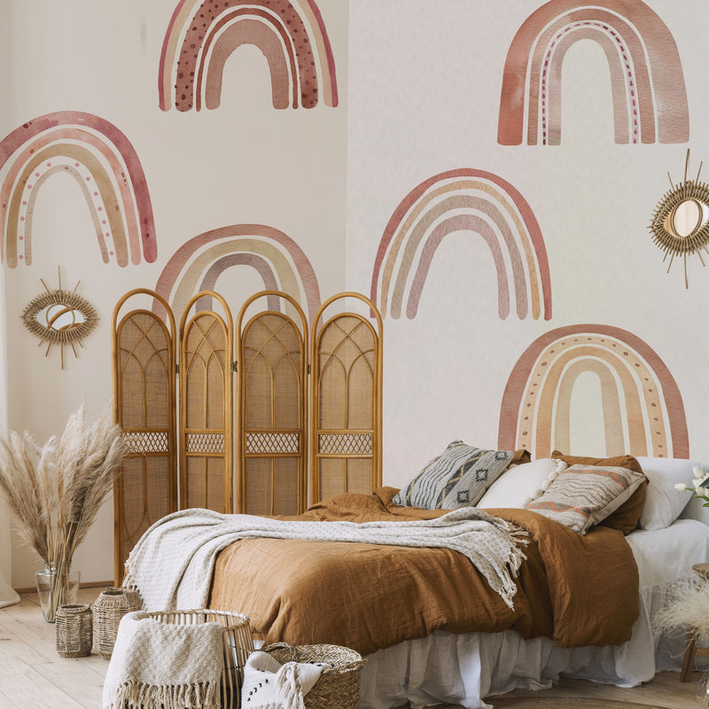 Rainbow Nursery Decor Wall Stickers