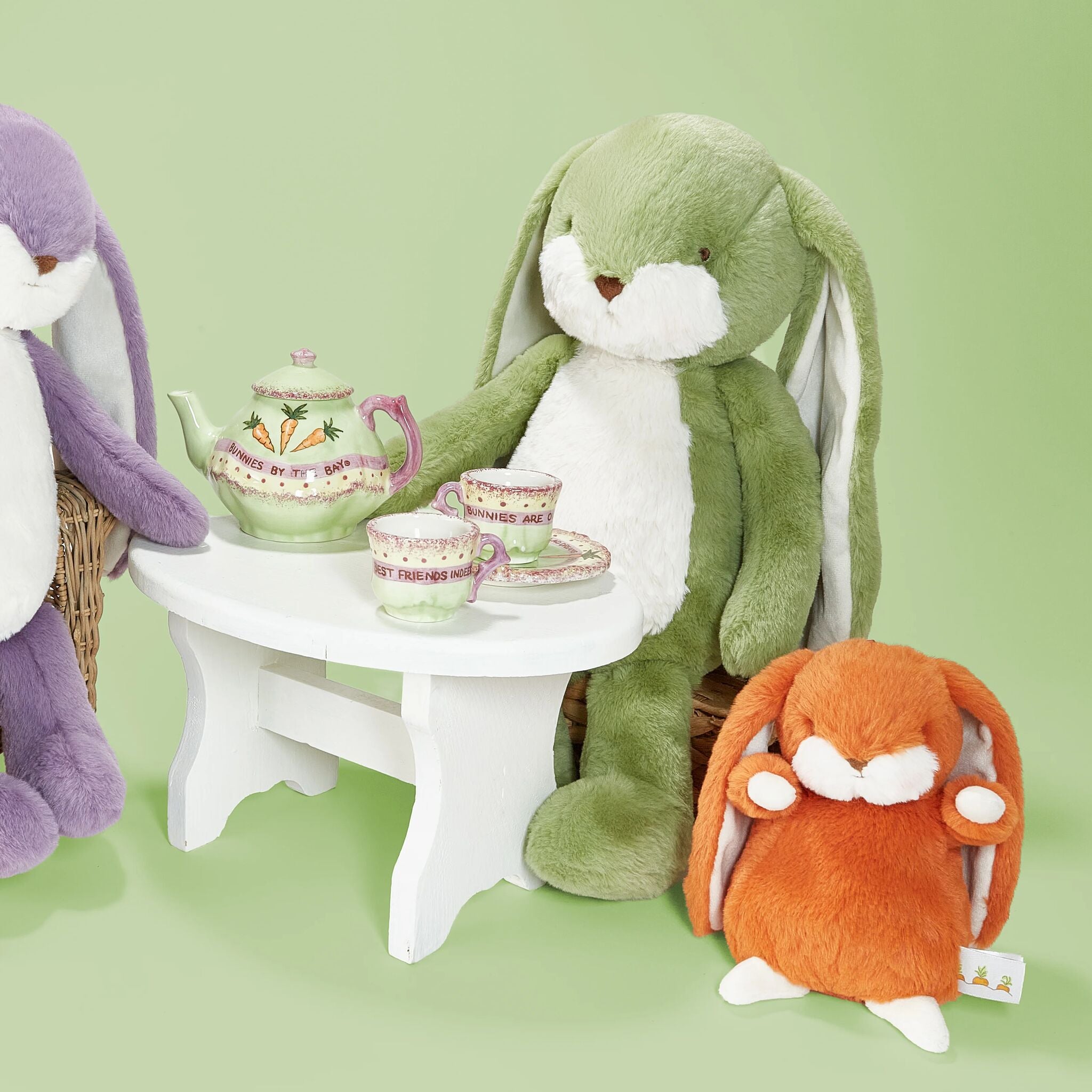 Big 20" Floppy Nibble Bunny – Pistachio