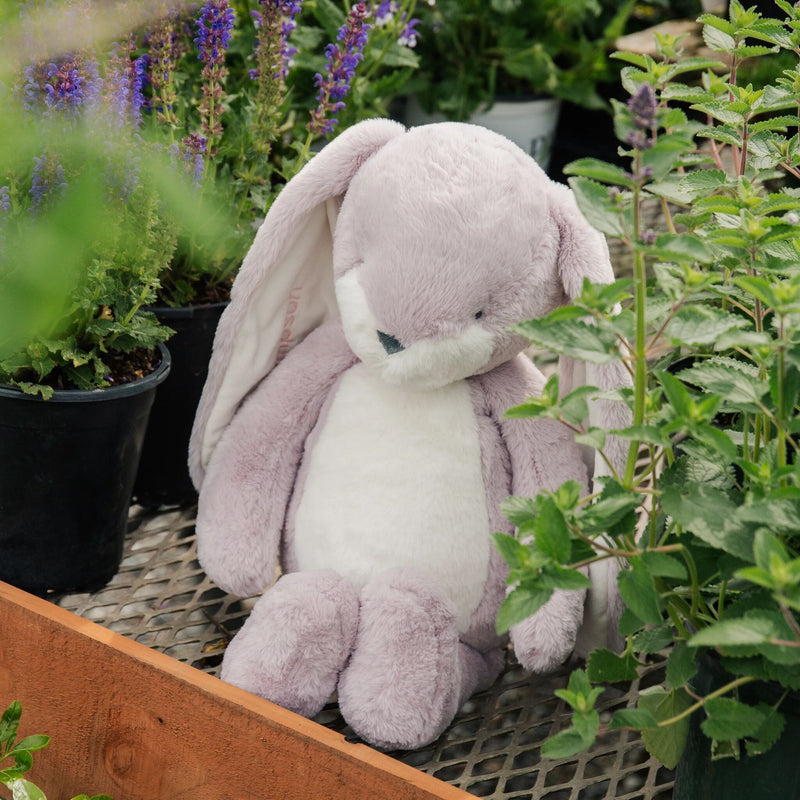 Big 20" Floppy Nibble Bunny-  Lilac Marble