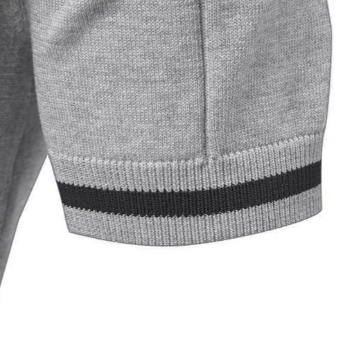 Torino Men's Quarter-Zip Polo Shirt – Short Sleeve Slim Fit