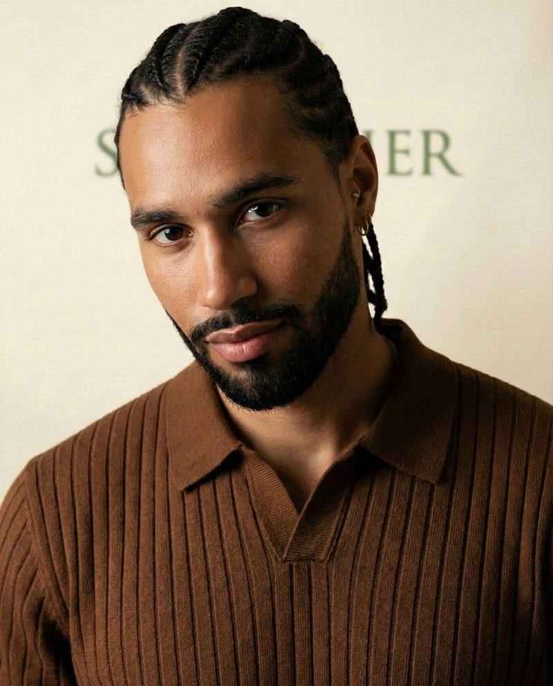 The Belmont Ribbed Polo Sweater
