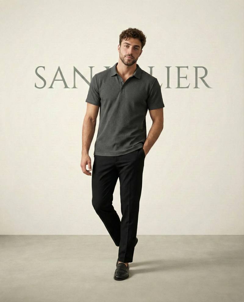 Men’s Old Money Polo - Arrevier (Anti-Wrinkle)